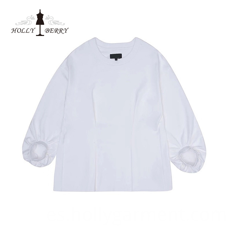 Top Blusas Blancas para Mujer White Blouses Top for Women
